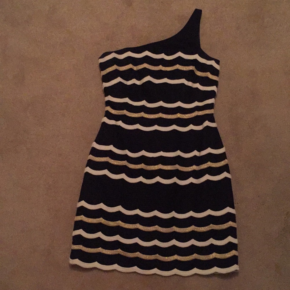Lilly Pulitzer one shoulder dress